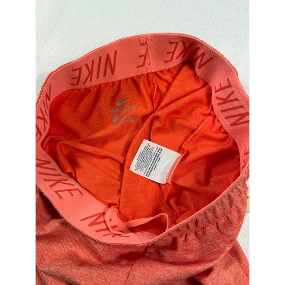 Nike Dri-FIT Running Shorts XS Orange Athletic Gym Workout Fitness - Picture 6 of 7